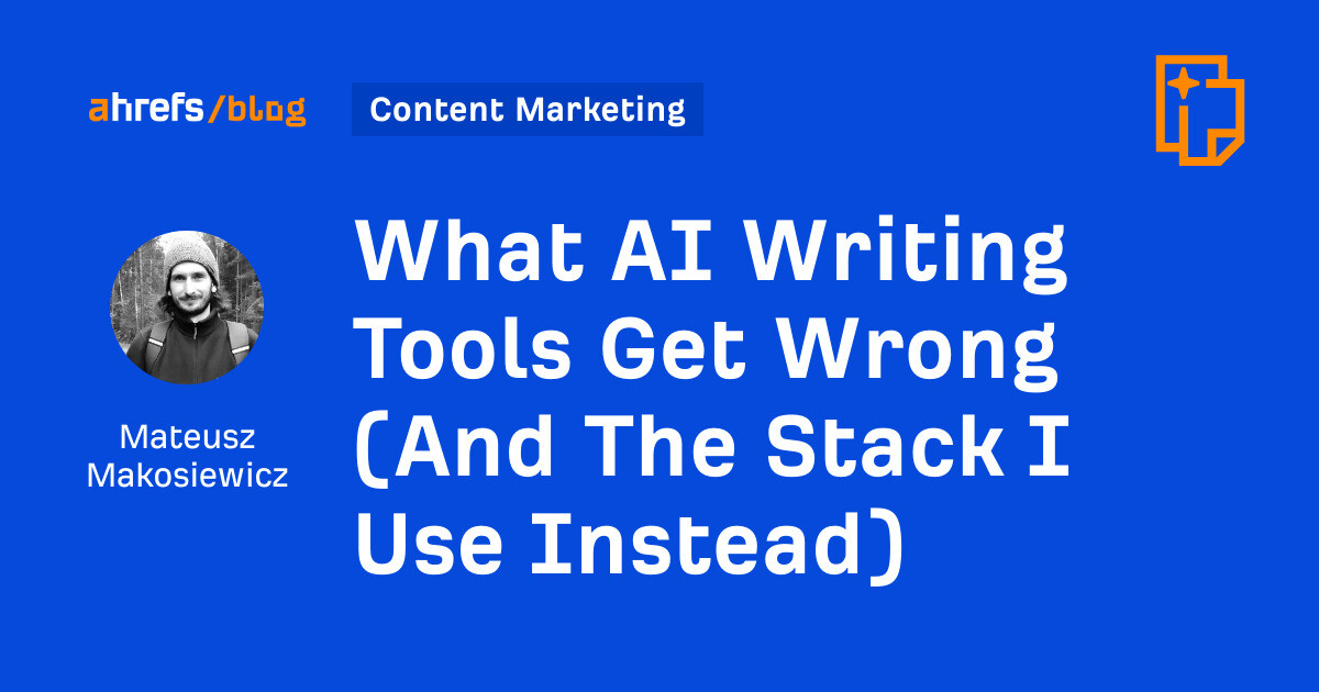 What AI Writing Tools Get Wrong (And The Stack I Use Instead)